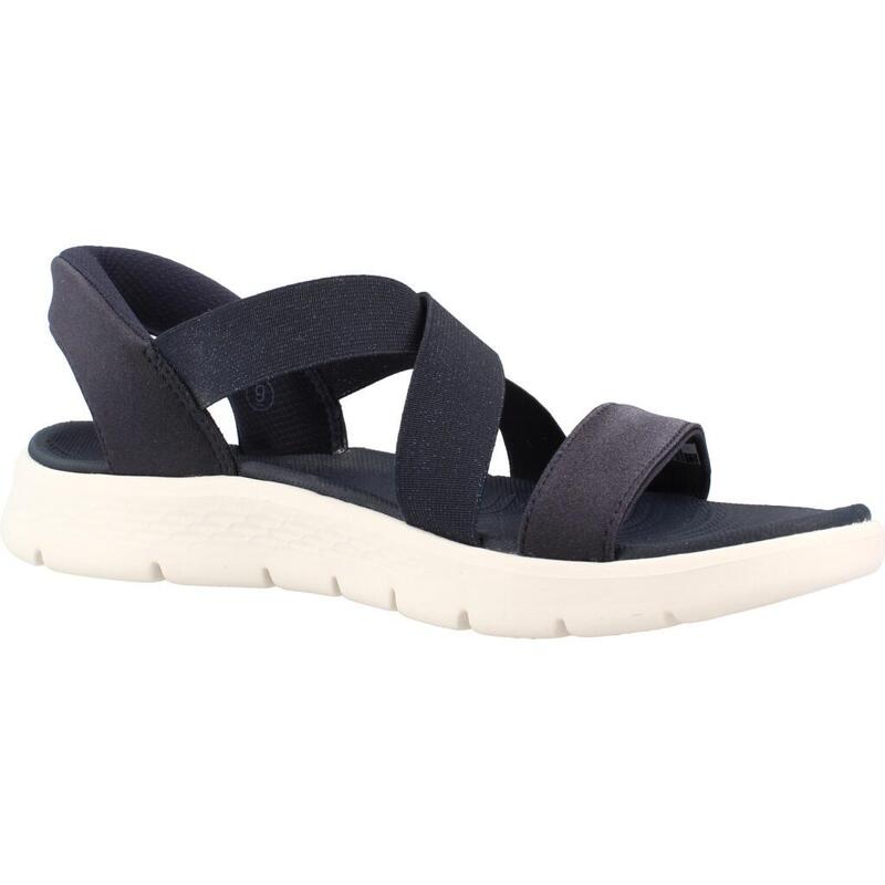 Sandale femei Skechers Go Walk Flex Sandal - Glimmer, Albastru