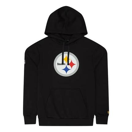 New Era Herren Hoodie NFL Pittsburgh Steelers Logo schwarz