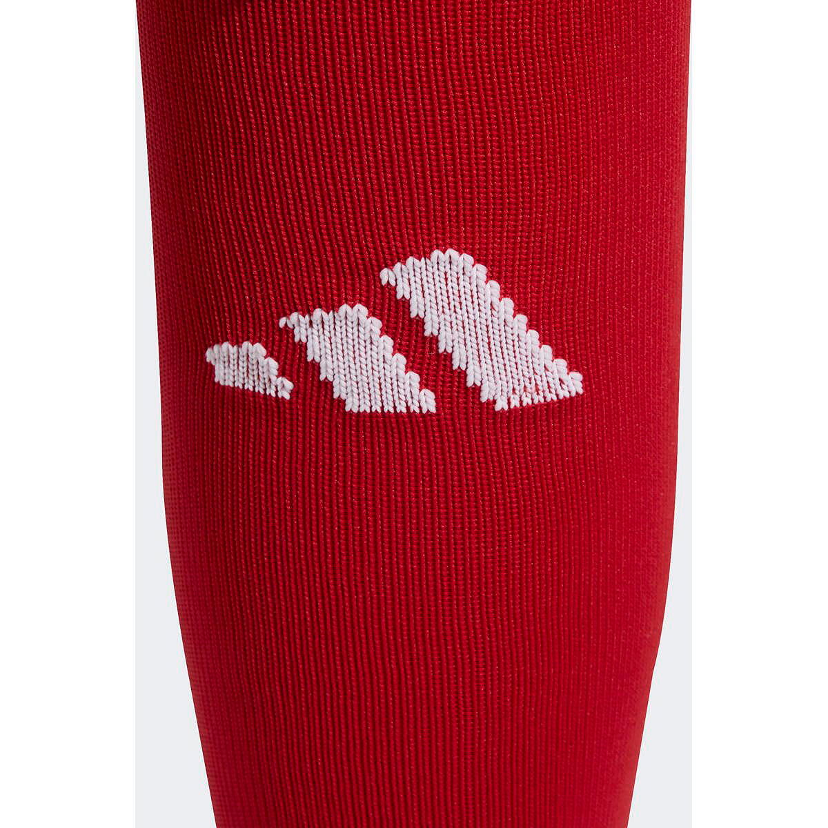 Adidas Milano Sleeve Chaussettes de Football Sans Pied - Rouge 40-42 2/5