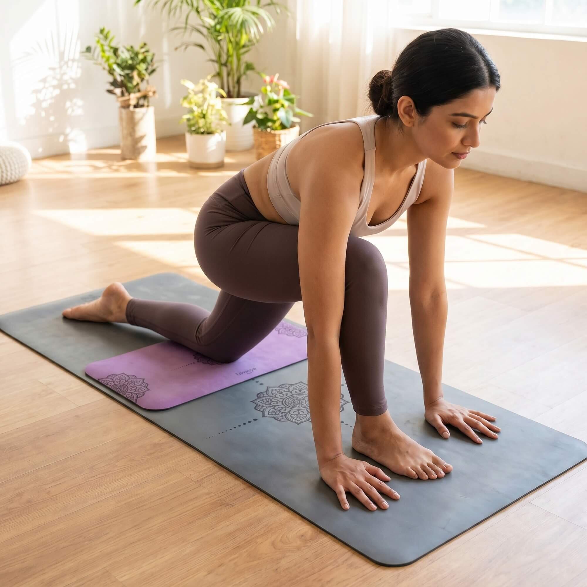 Ginocchiera da yoga | extra larga e lunga (64x33cm) per un'ammortizzazione extra 6/6