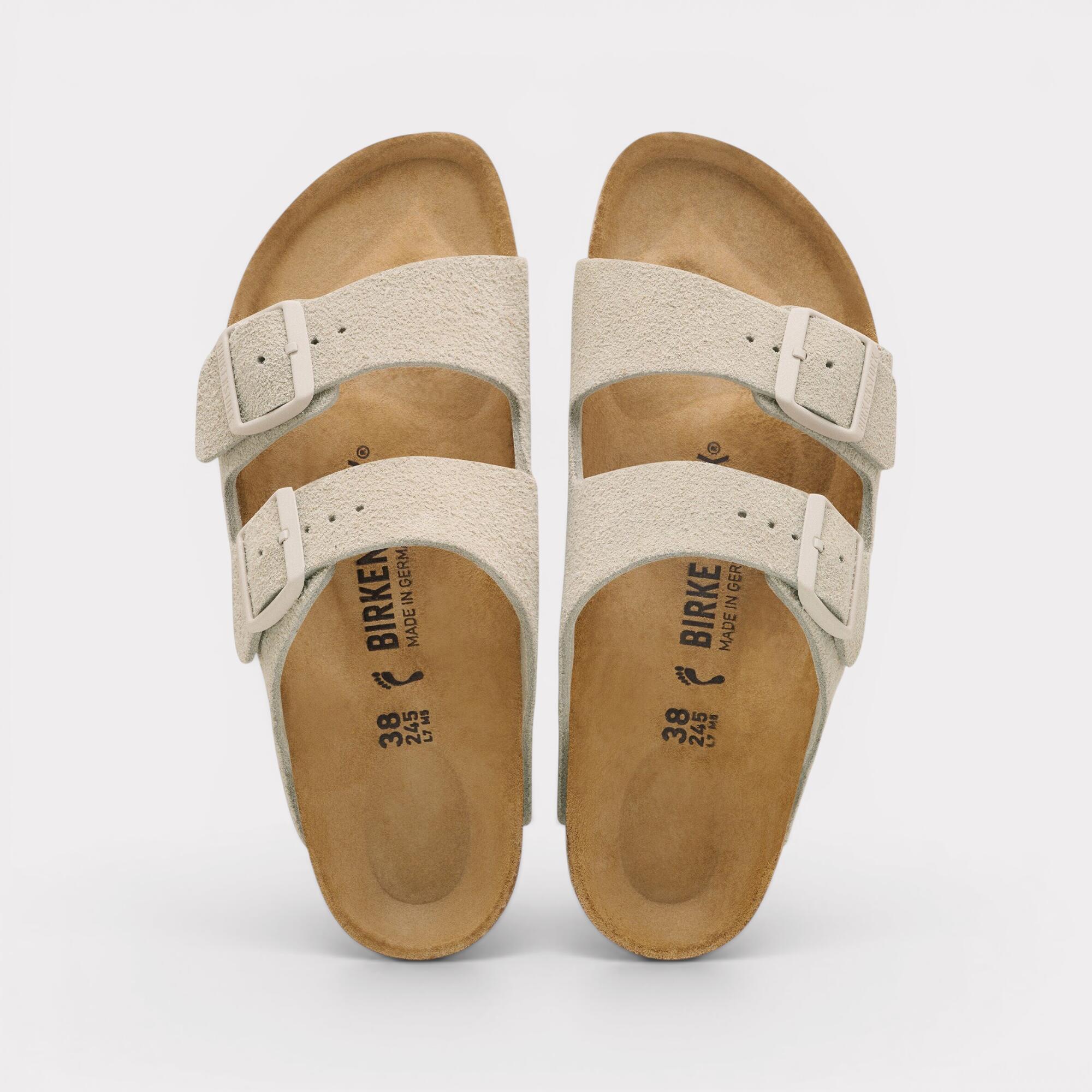 Birkenstock Arizona - Oyster Suede 5/6