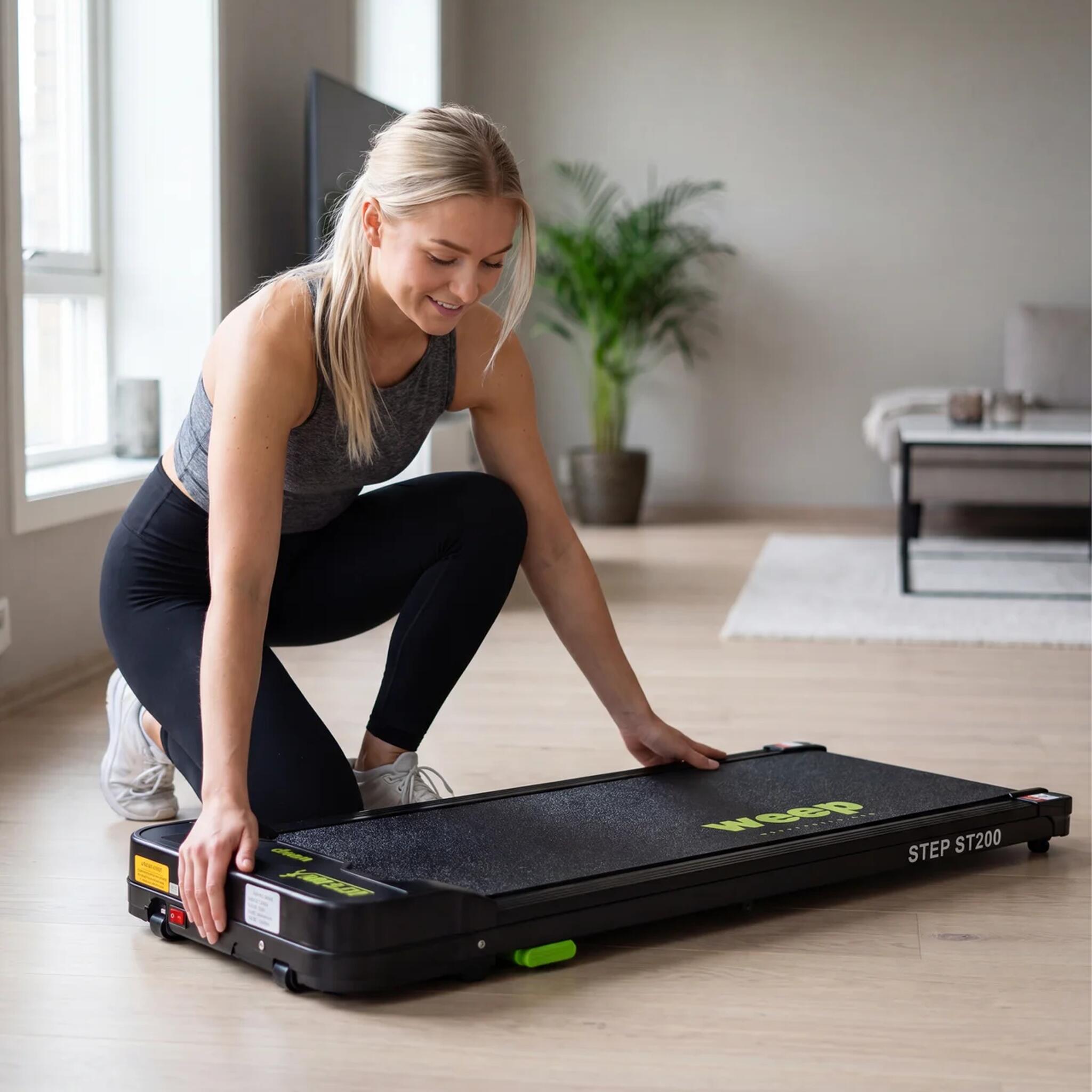 Bieżnia Elektryczna Domowa Pod Łóżko Walking pad WEEP STEP 2 Nachylenia 7/7