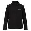 Geweldige Outdoors Kinder Hot Shot II Half Zip Fleece Hoodie (Black/Black)