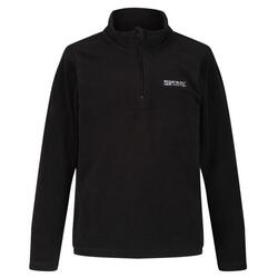 Geweldige Outdoors Kinder Hot Shot II Half Zip Fleece Hoodie (Black/Black)