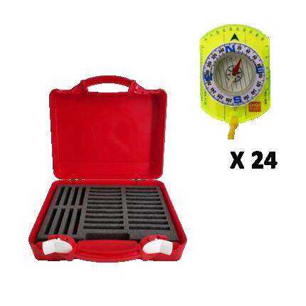 Set mit 24 Schulkompassen Digi Sport Instruments