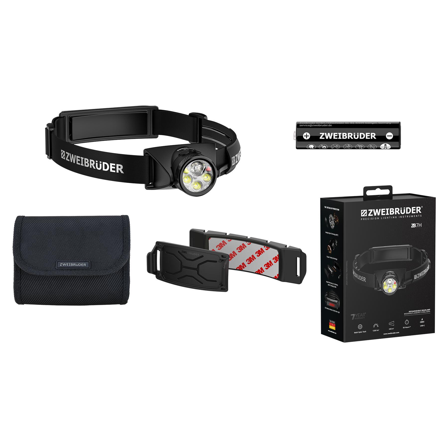 Rechargeable headlamp Zweibrüder ZB7H 5/5