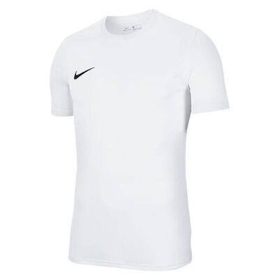 Heren-t-shirt met korte mouwen nike dri fit park vii jby bv6708 100 wit