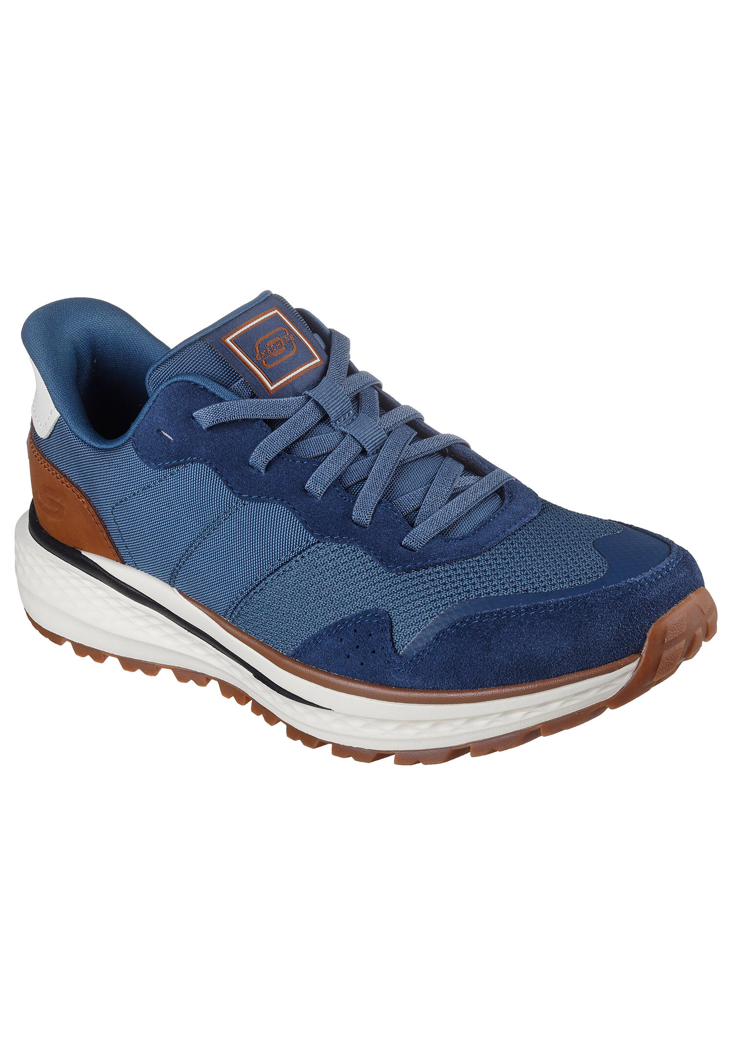 Scarpe Da Ginnastica Skechers Modello Slip-ins Slade Ultra-mercer Colore Blu 3/5