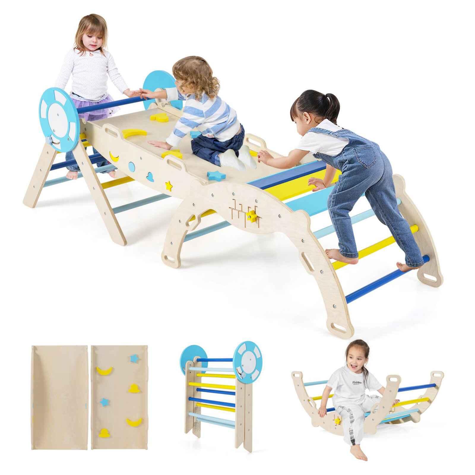 8-in-1 Montessori Climber Set Foldable Multi