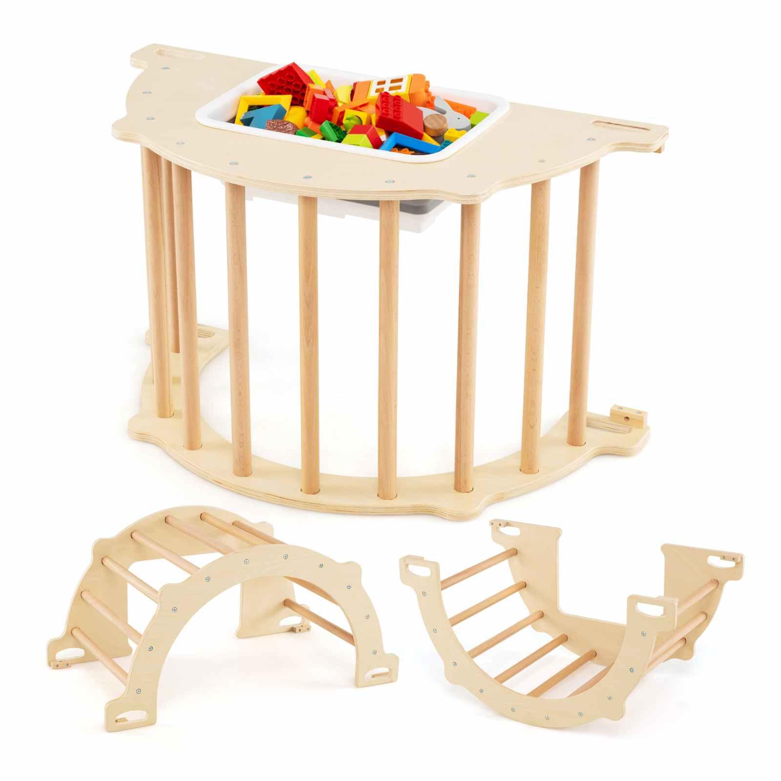 8-in-1 Climbing Arch Sensory Table & Rocker