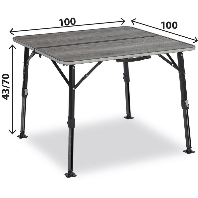 Brunner Elùtop Compack Square 100 - campingtafel 3/5