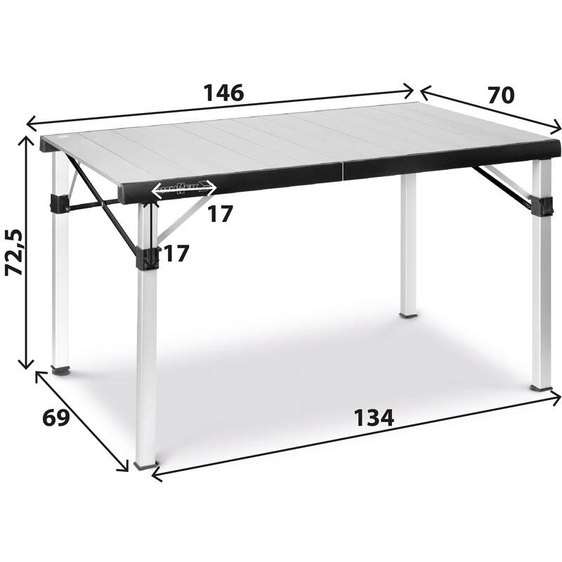 Brunner Titanium Quadra Compack 6 - campingtable 4/5