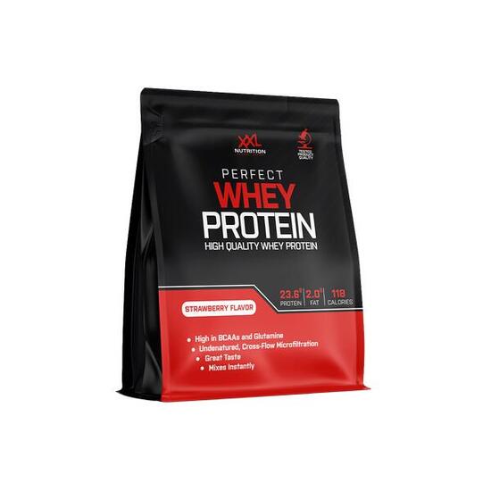 Perfect Whey Protein - Tot 79,3% Proteïne, Eiwitpoeder - Aardbei - 4000 gram