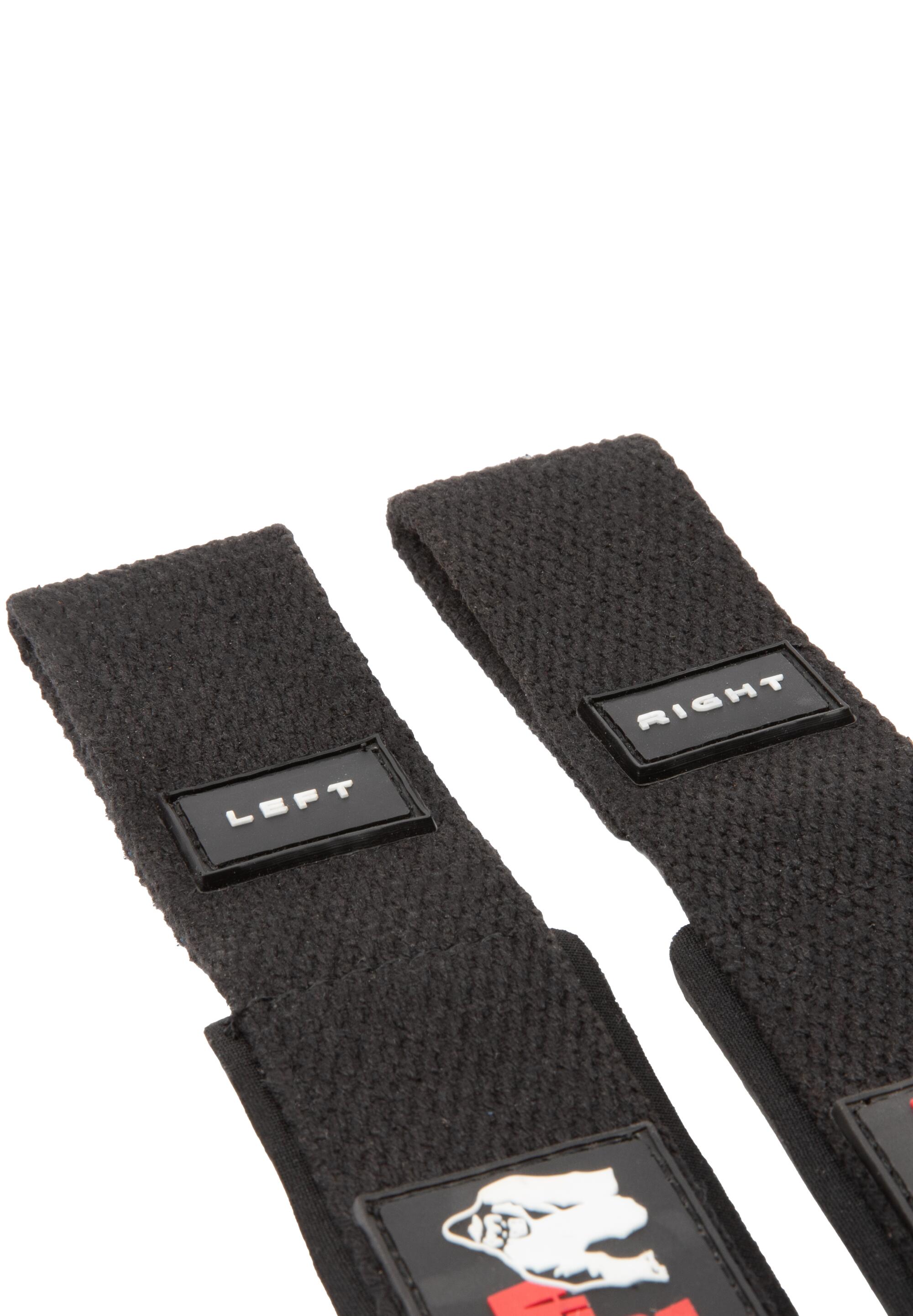 Padded Silicone Lifting Straps - Zwart 3/6