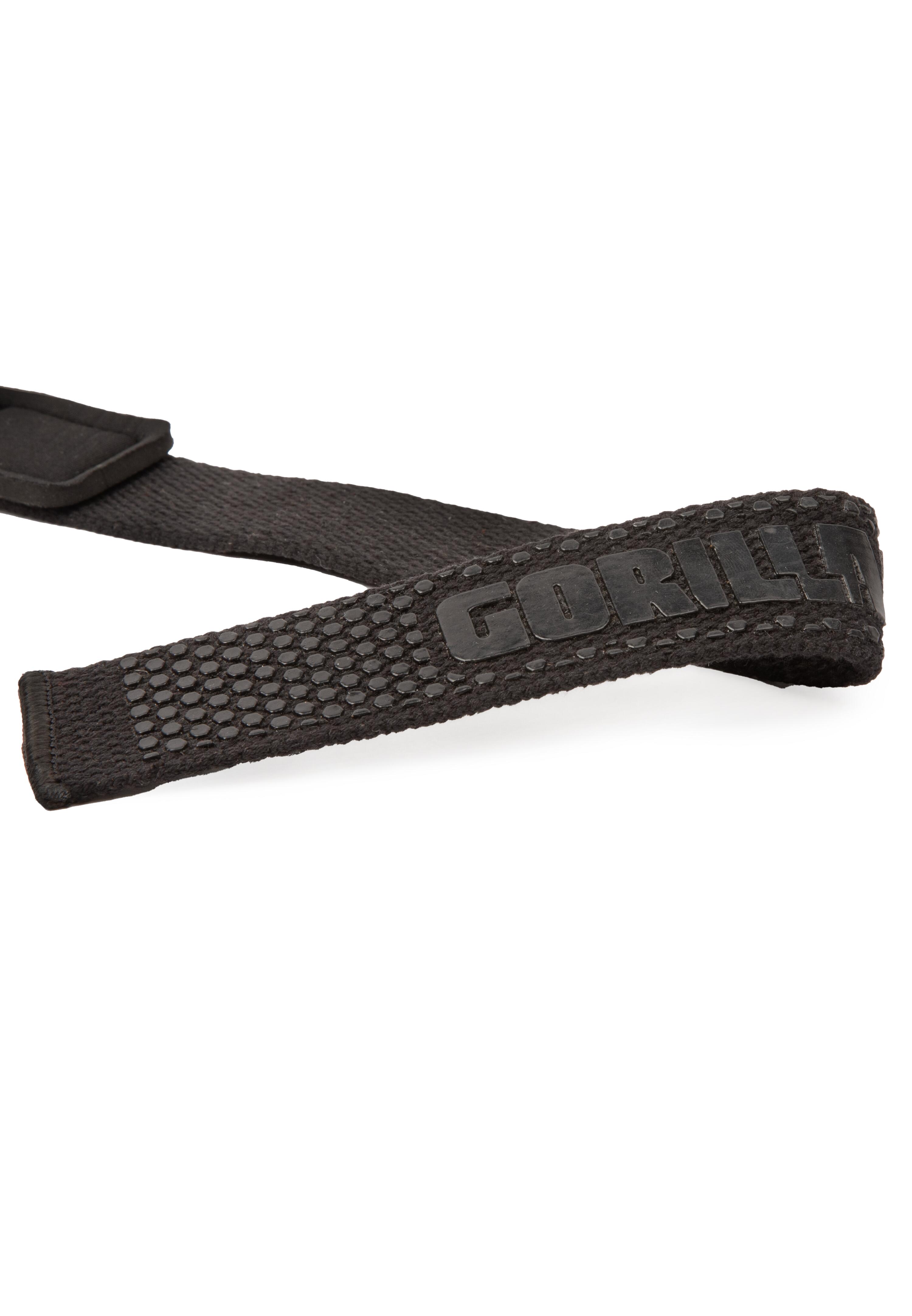Padded Silicone Lifting Straps - Zwart 5/6