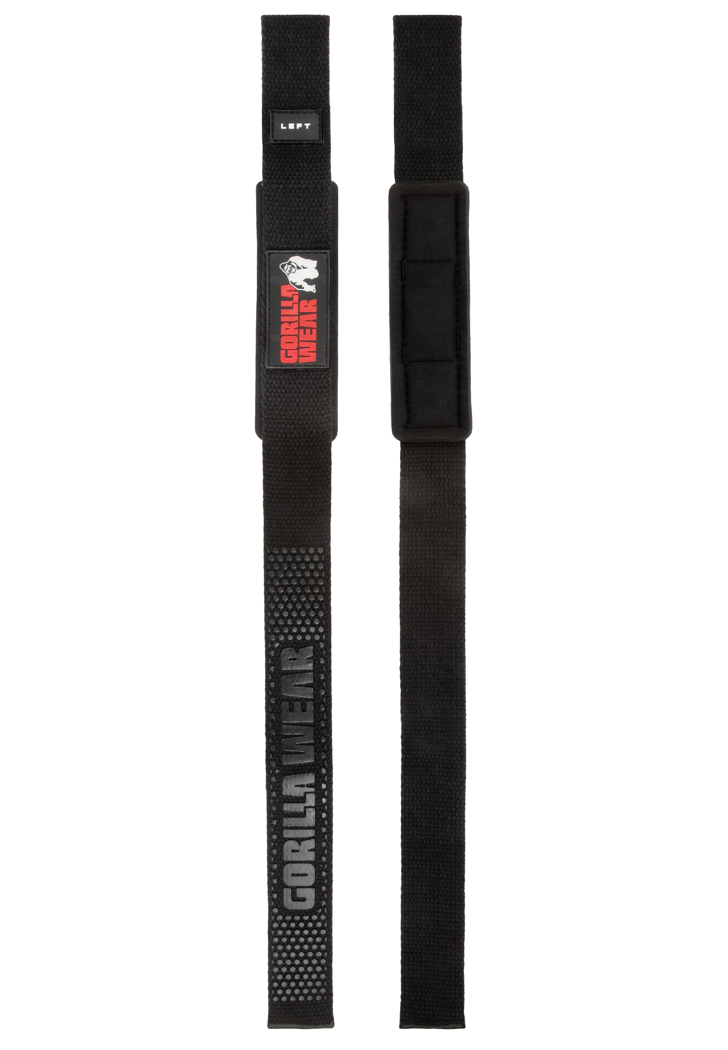 Padded Silicone Lifting Straps - Zwart 4/6