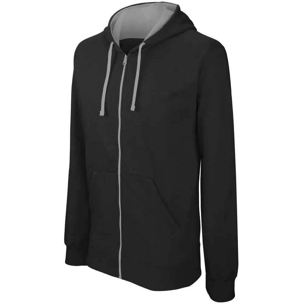 Kapuzensweatshirt mit Reißverschluss Kariban Contrastée 2/5