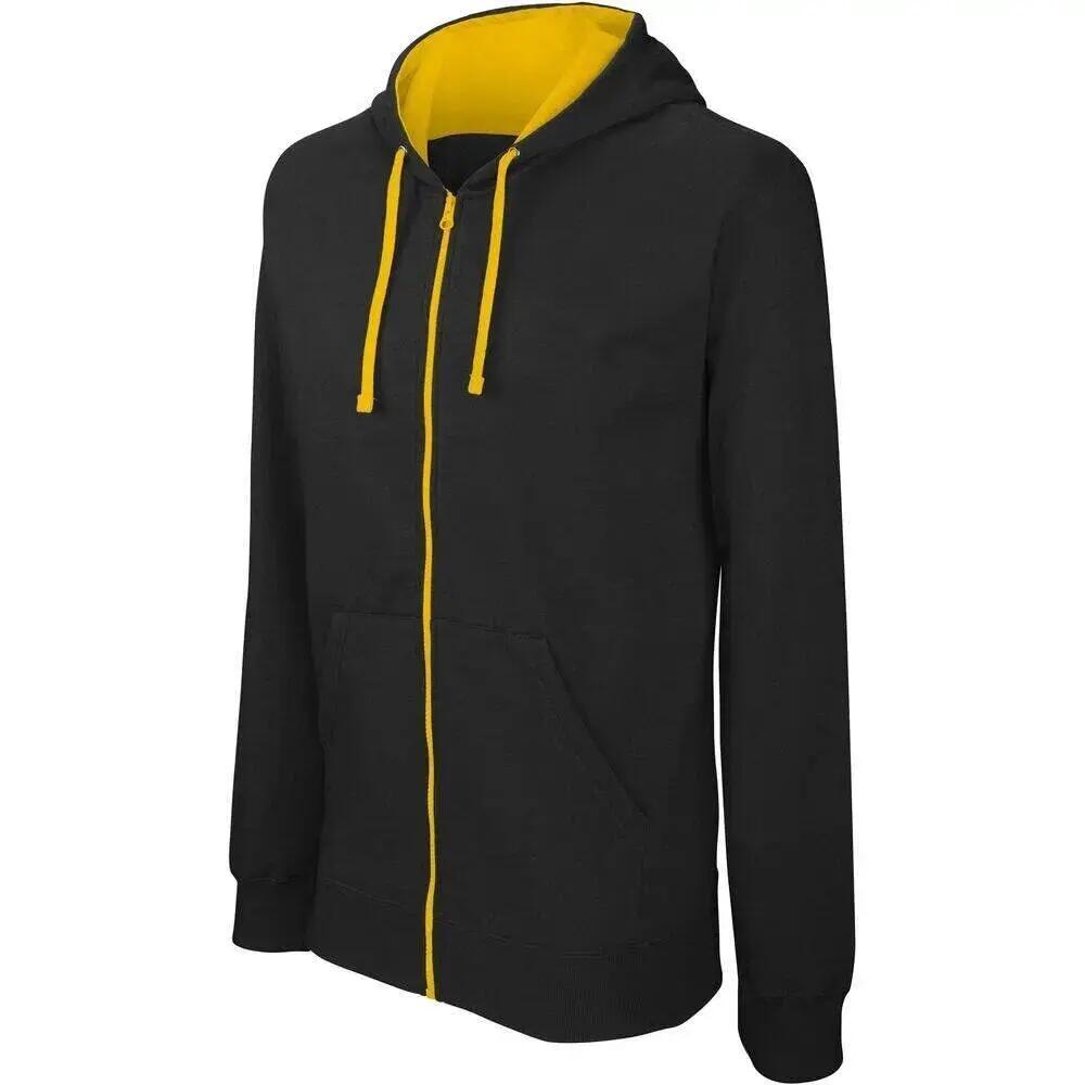 Kapuzensweatshirt mit Reißverschluss Kariban Contrastée 2/5
