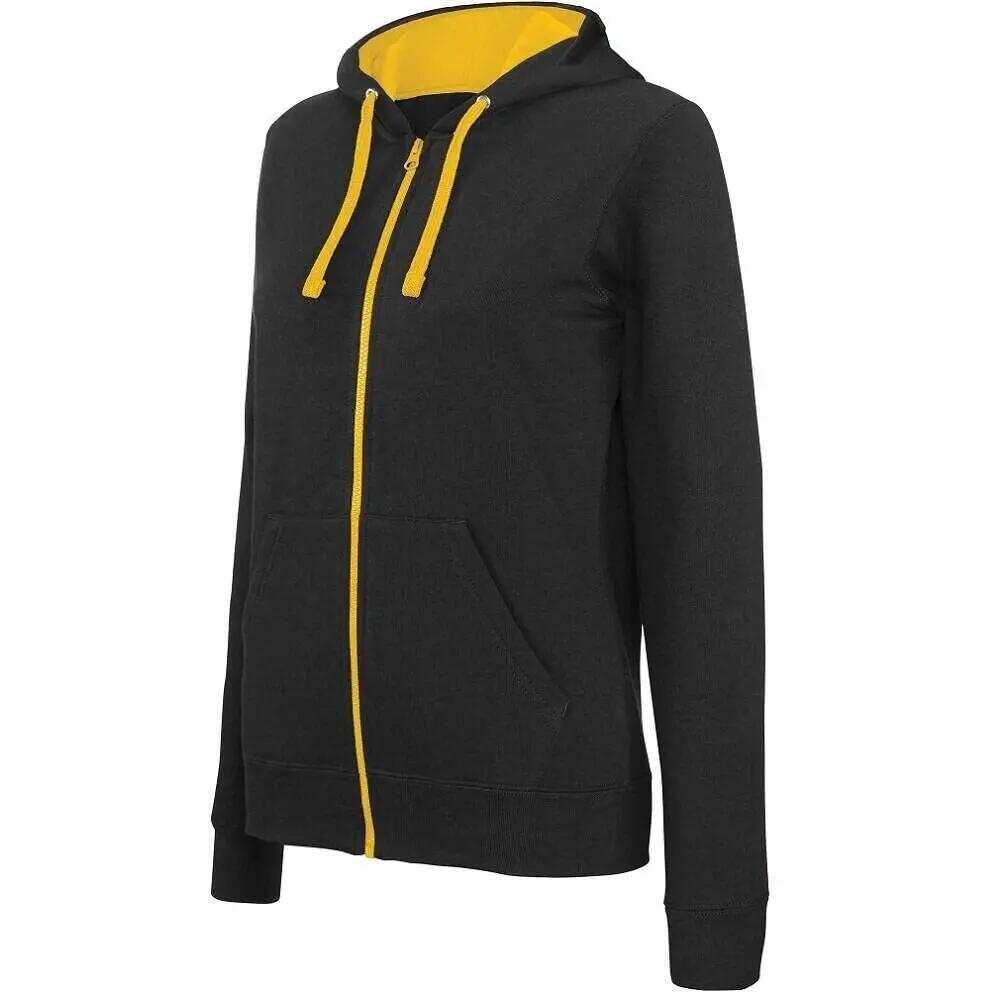Hooded sweatshirt Kariban Contrastée 2/6