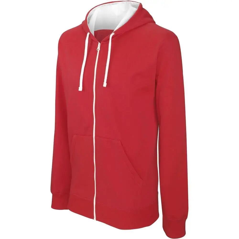 Kapuzenpullover und Reißverschluss Kariban Contrastée 2/5