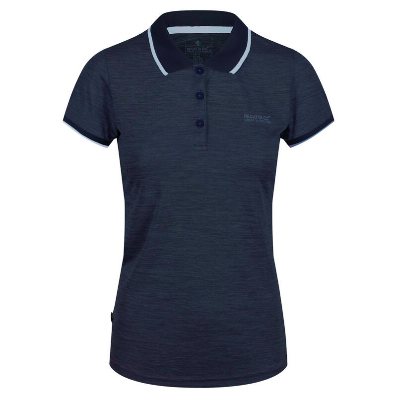 Womens/Ladies Remex II Polo Neck TShirt (Dark Denim)