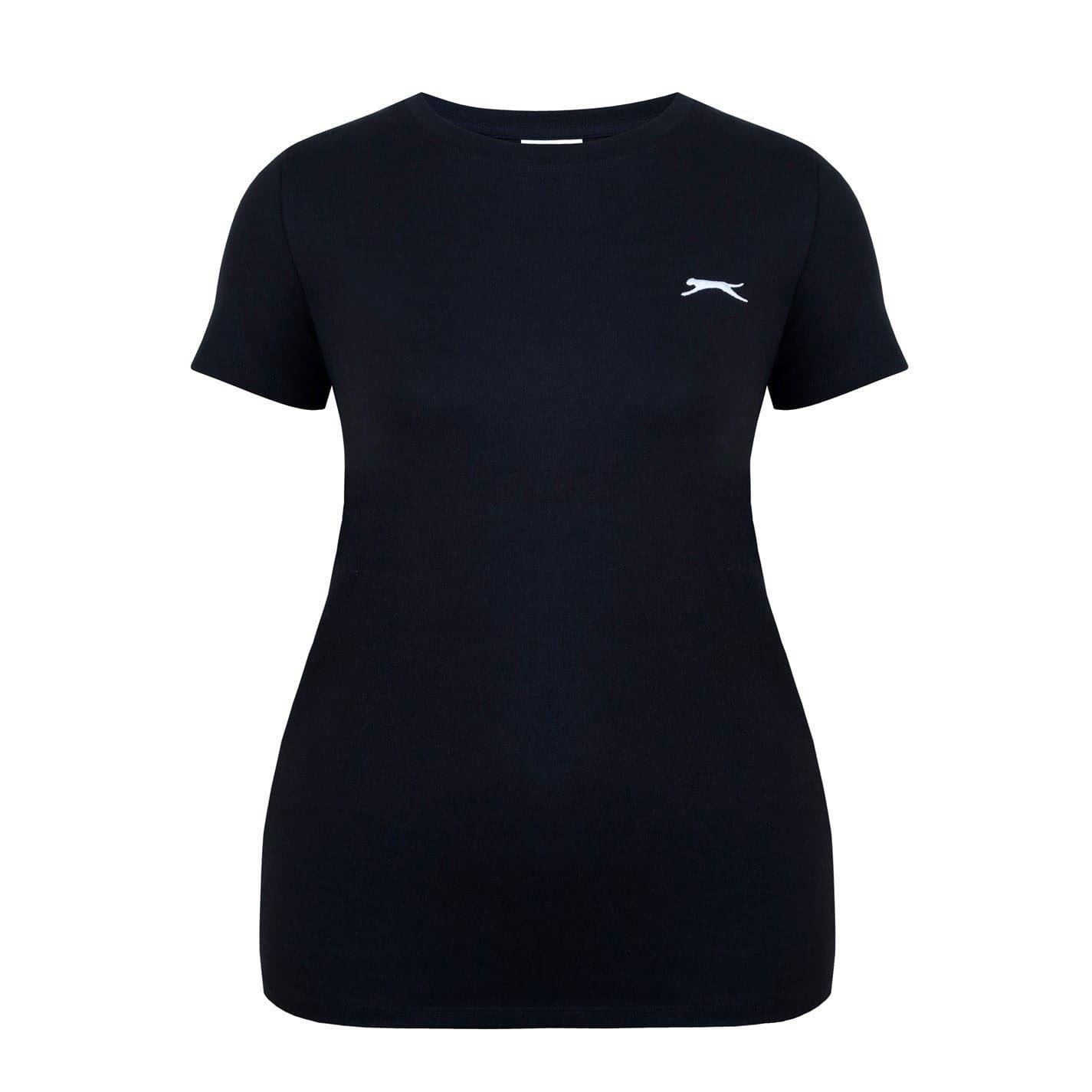 Slazenger Womens/Ladies Plain Crew Neck Fitted T-Shirt