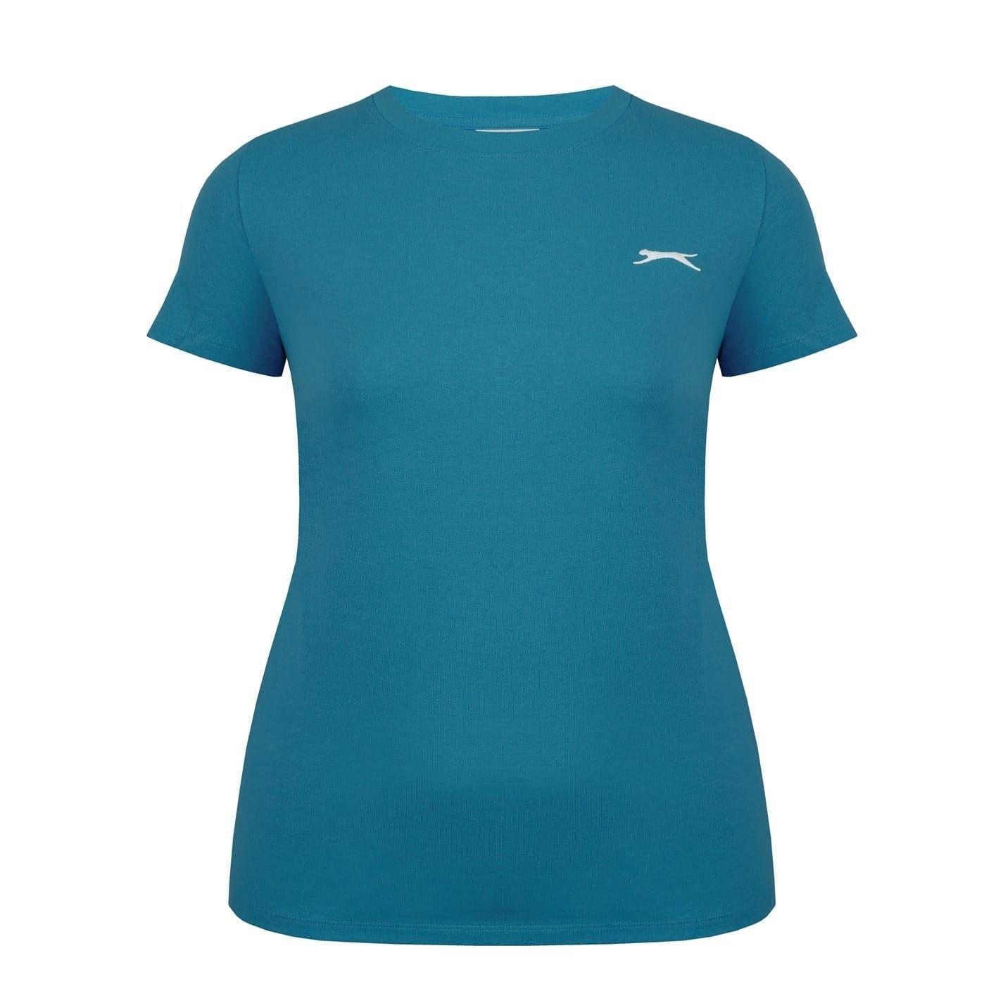 Slazenger Womens/Ladies Plain Crew Neck Fitted T-Shirt