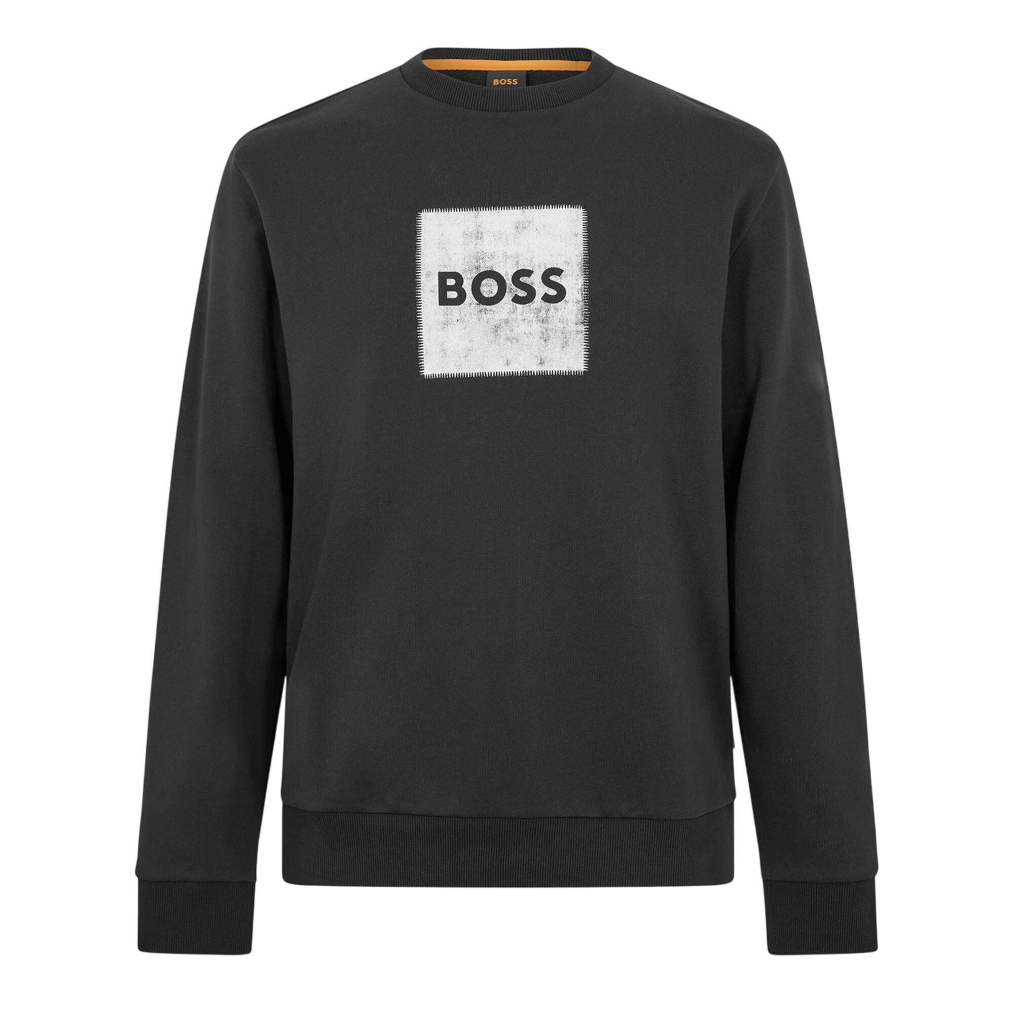 Boss Mens Stitch Crew Neck Sweatshirt