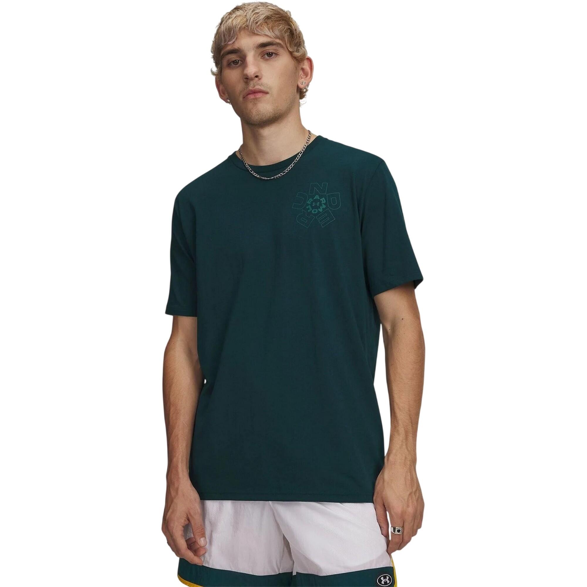 Under Armour Mens Radial Wordmark T-Shirt
