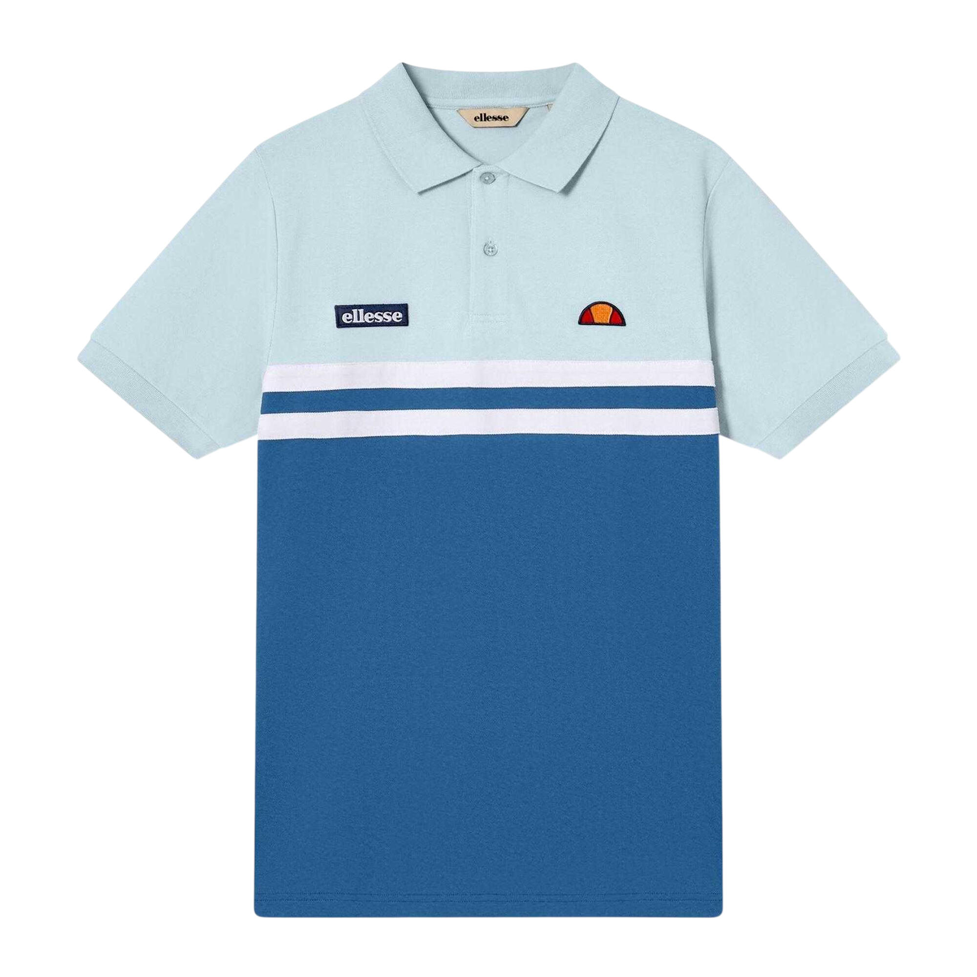 Ellesse Mens Muccia Colour Block Polo Shirt