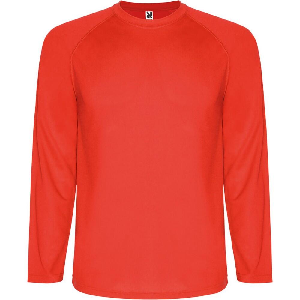 Roly Childrens/Kids Montecarlo Long-Sleeved Sports T-Shirt