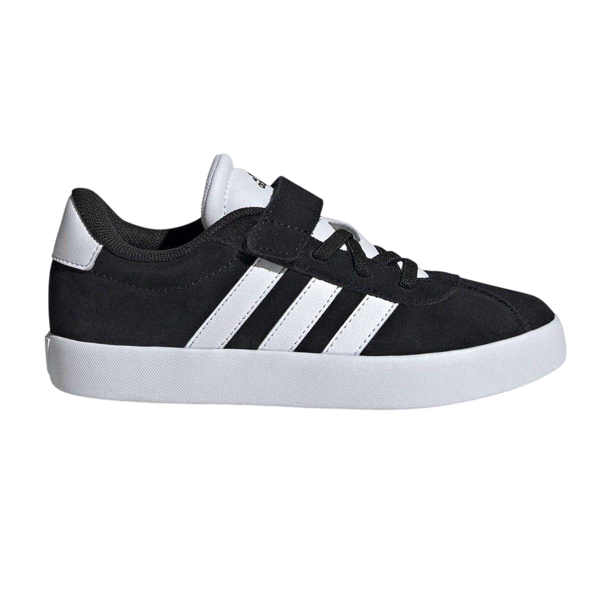 Adidas Boys VL Court 3.0 3 Stripes Suede Trim Trainers