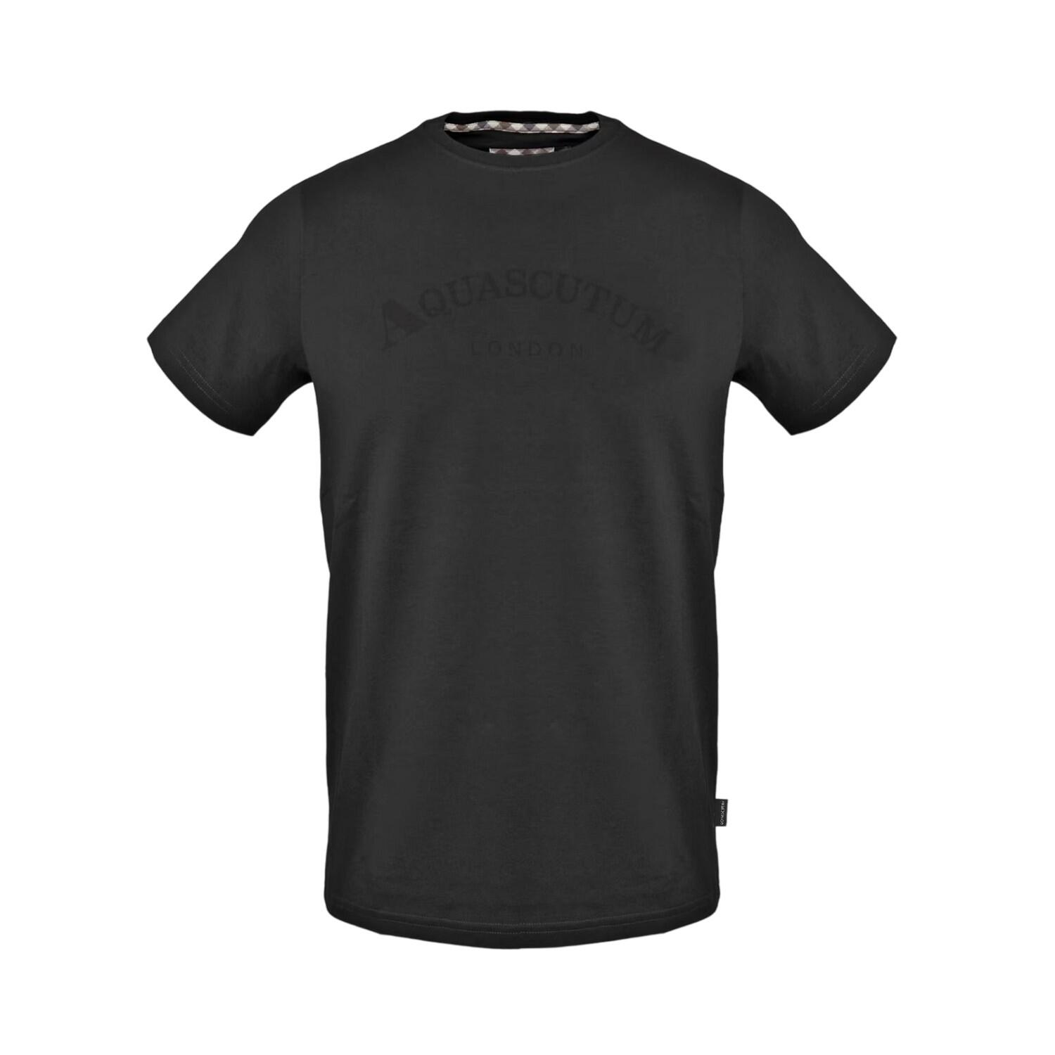 Aquascutum Mens Tonal Logo Jersey T-Shirt