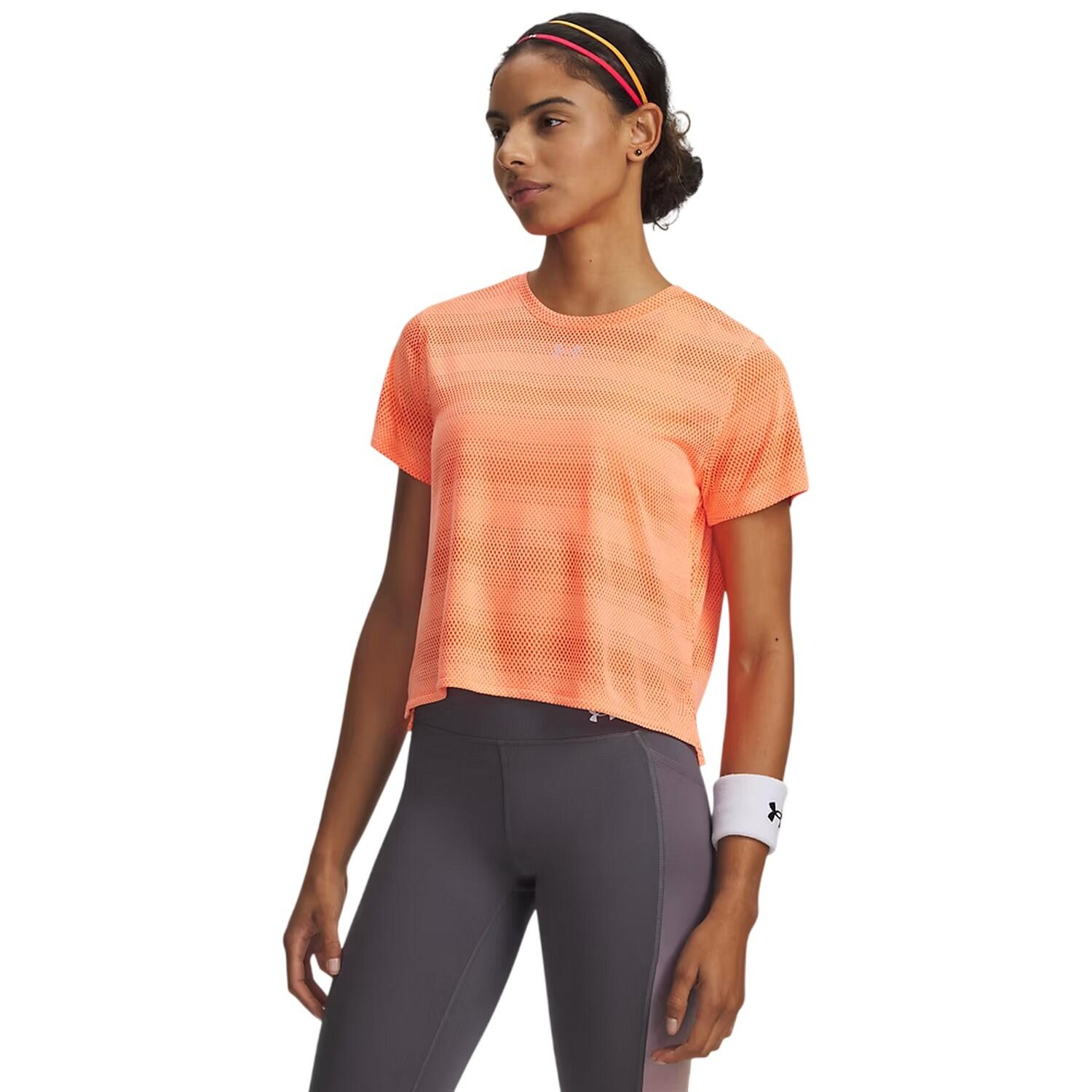 Under Armour Womens/Ladies Velociti Striped Cropped Gym Top
