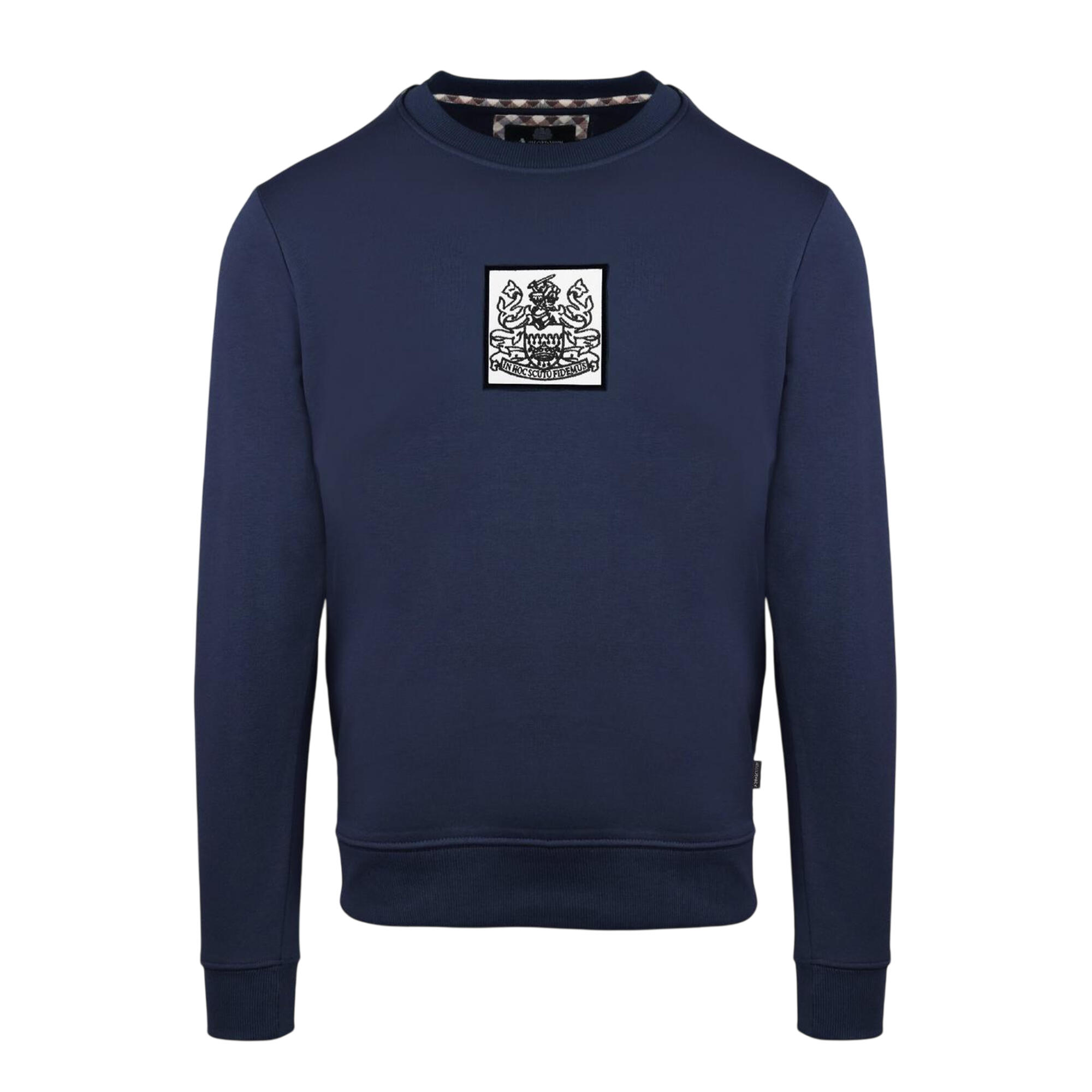 Aquascutum Mens Ribbed Sweatshirt