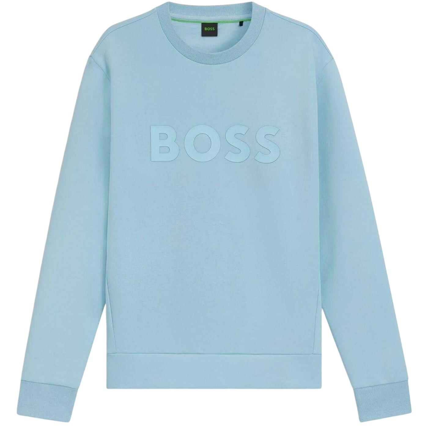 Boss Mens Signature Cotton Logo Sweatshirt
