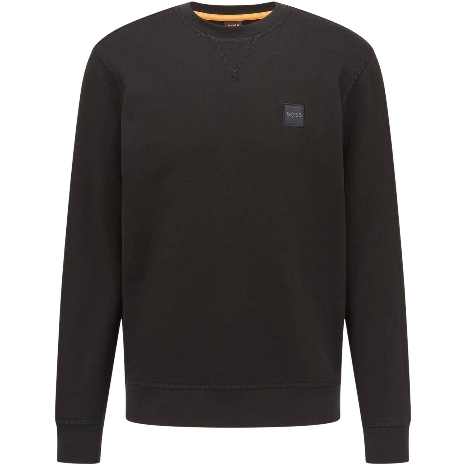 Boss Mens Westart Premium Cotton Crew Neck Sweatshirt