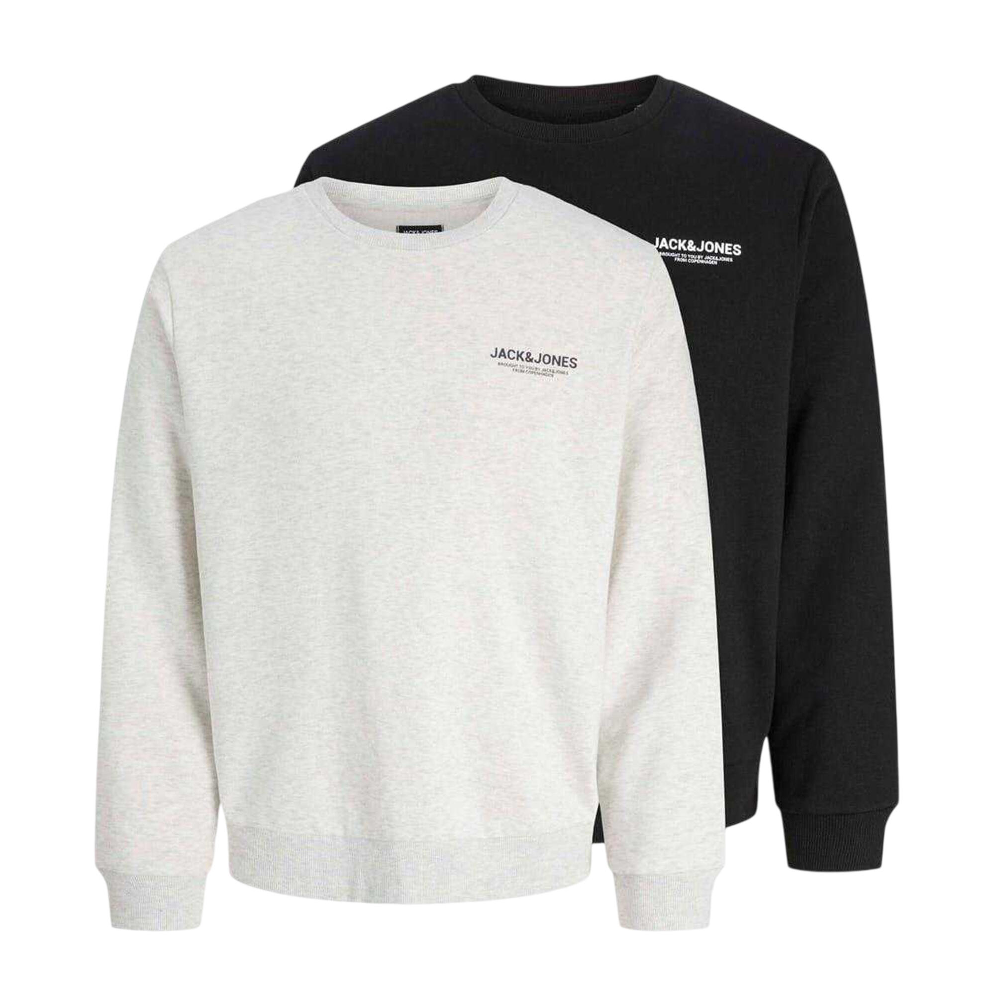 Jack And Jones Mens Mason Sweatshirt (Pack of 2)