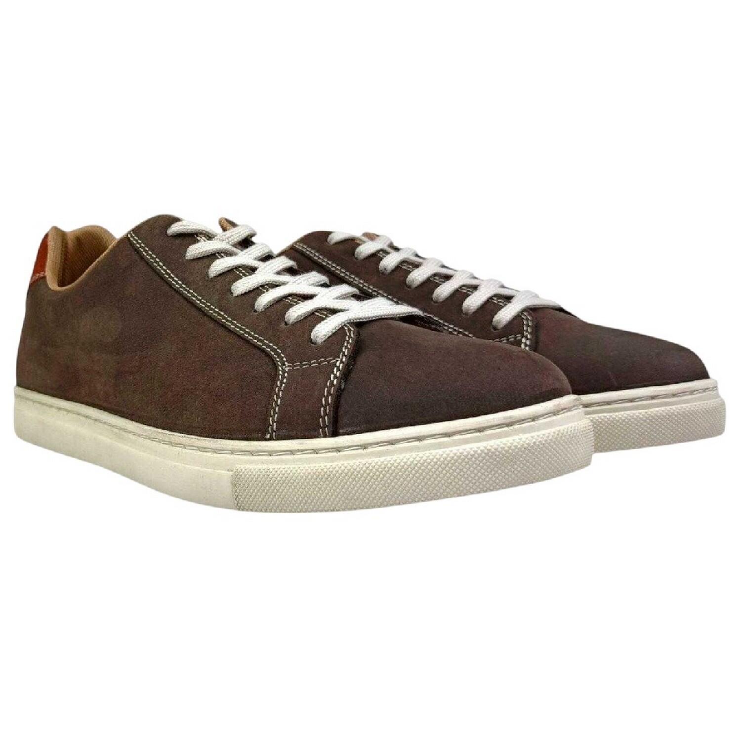 Firetrap Mens Julian Leather Moc Toe Formal Trainers