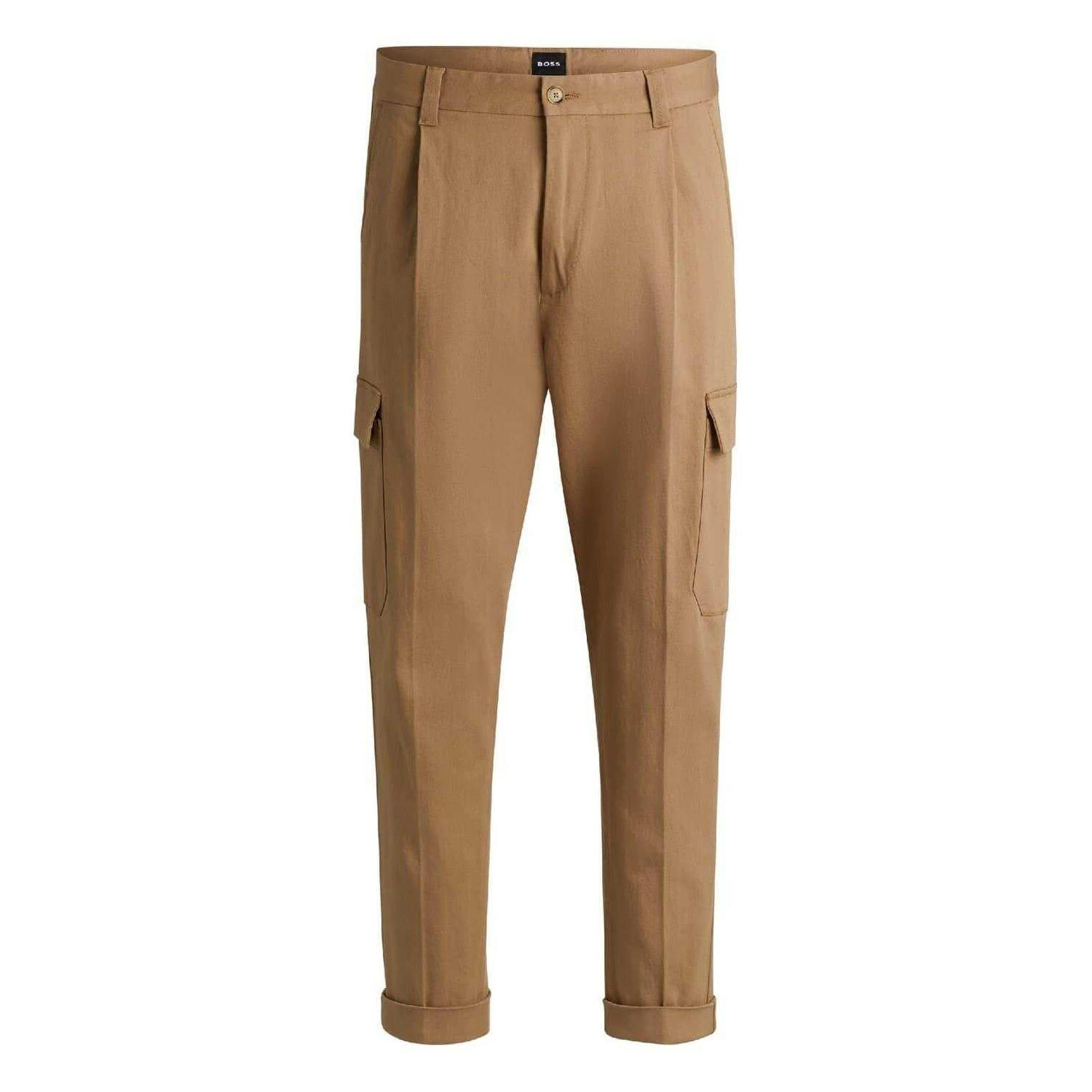 Boss Mens C-Perin Cargo Tapered Combat Trousers