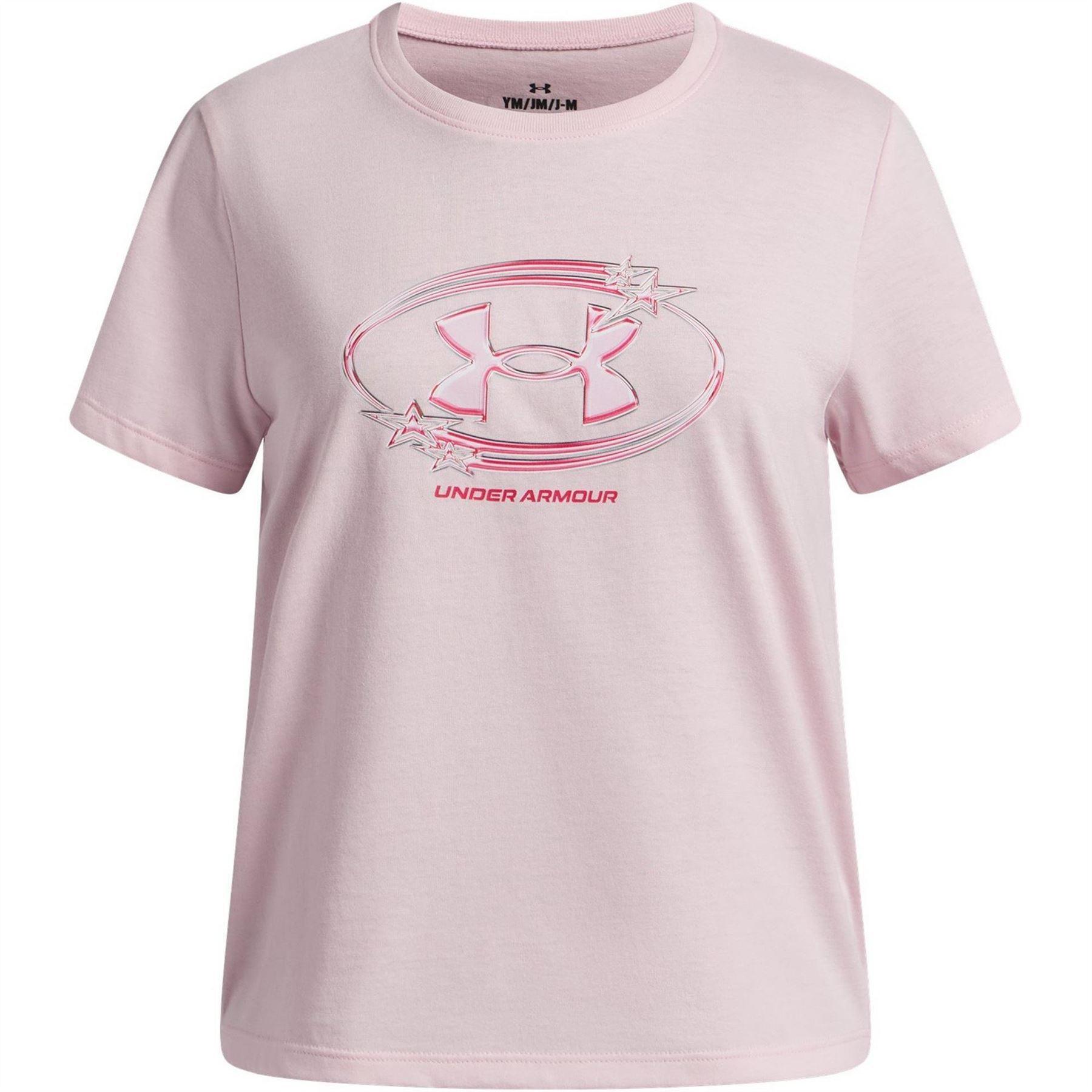 Under Armour Girls Star Logo Regular T-Shirt