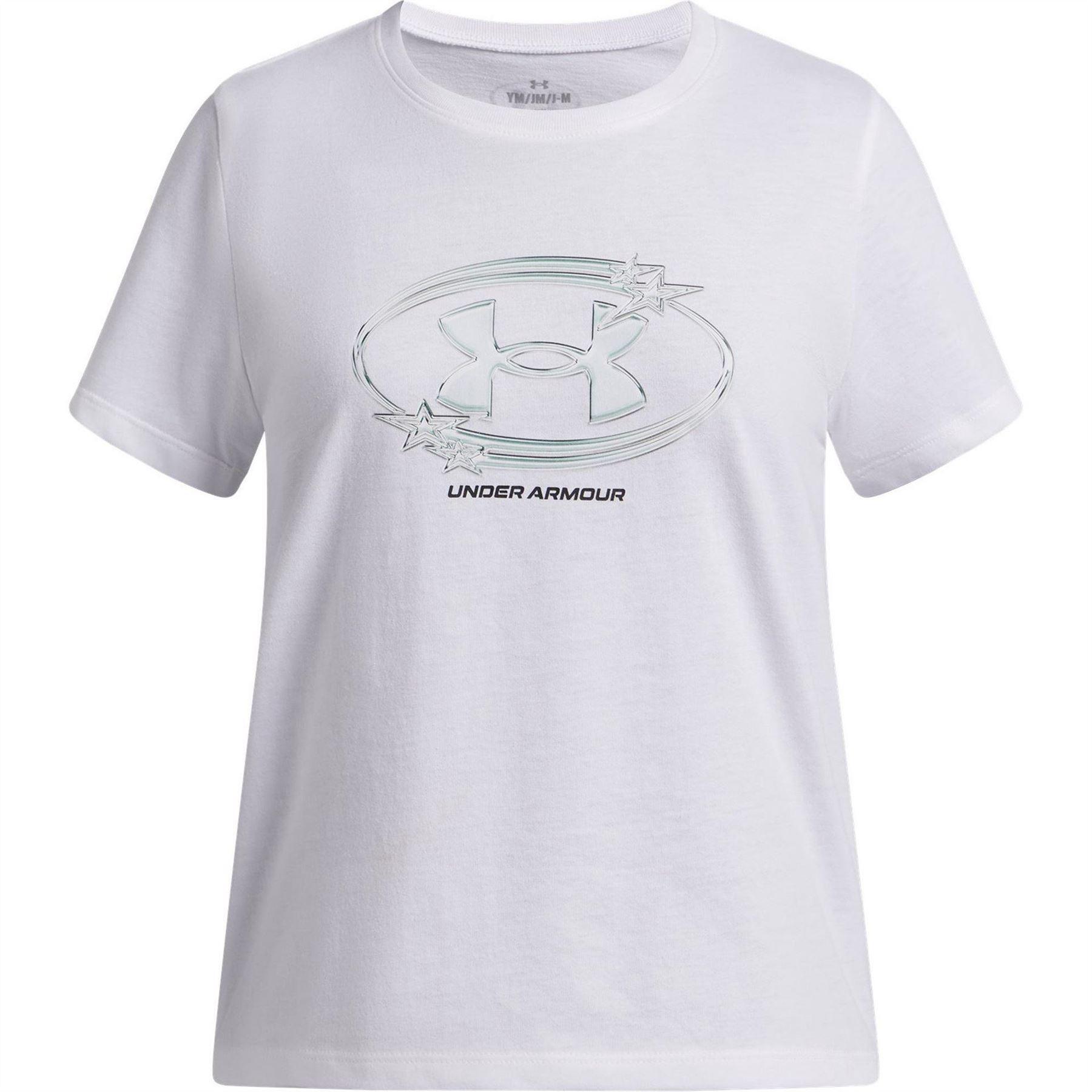 Under Armour Girls Star Logo Regular T-Shirt
