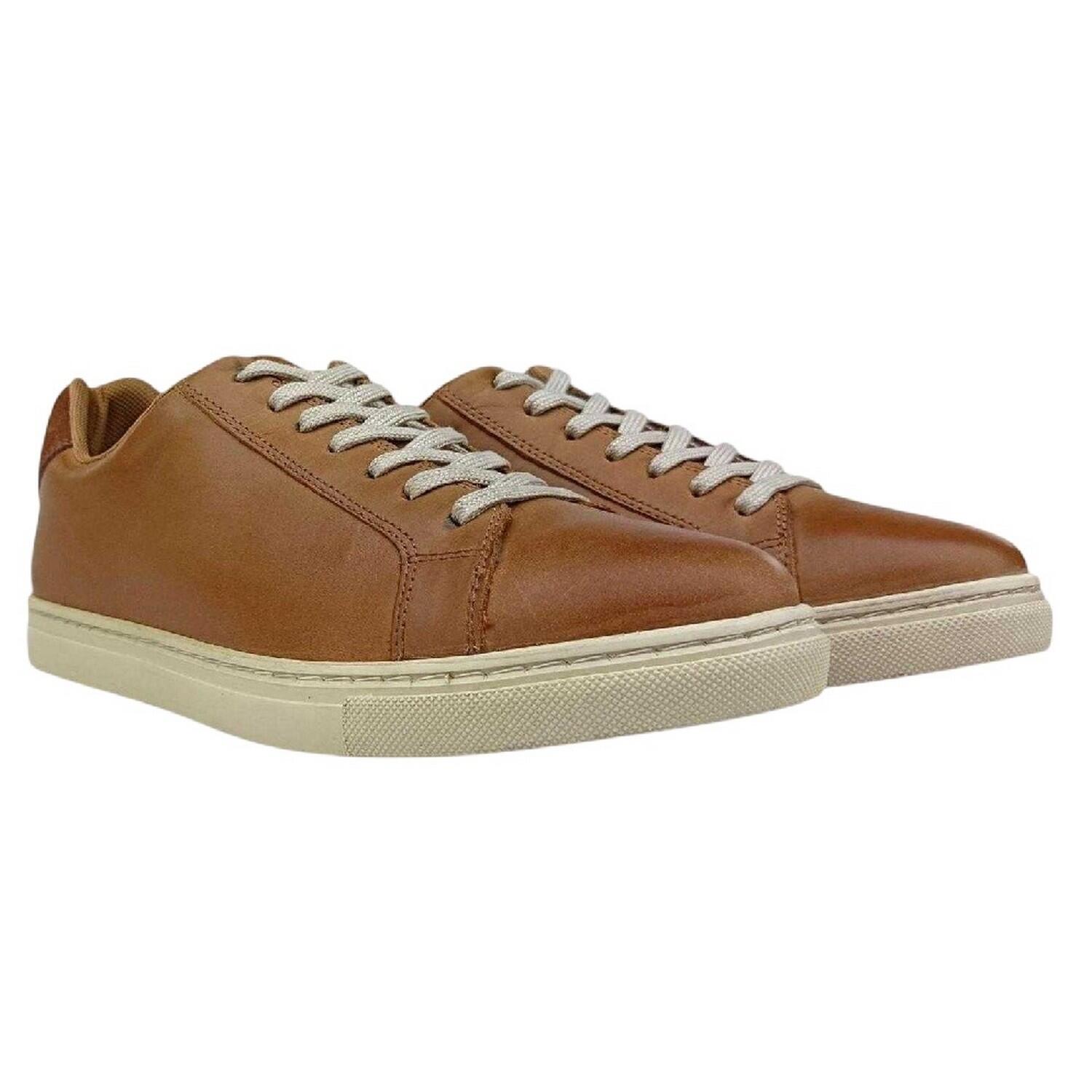 Firetrap Mens Julian Leather Moc Toe Formal Trainers