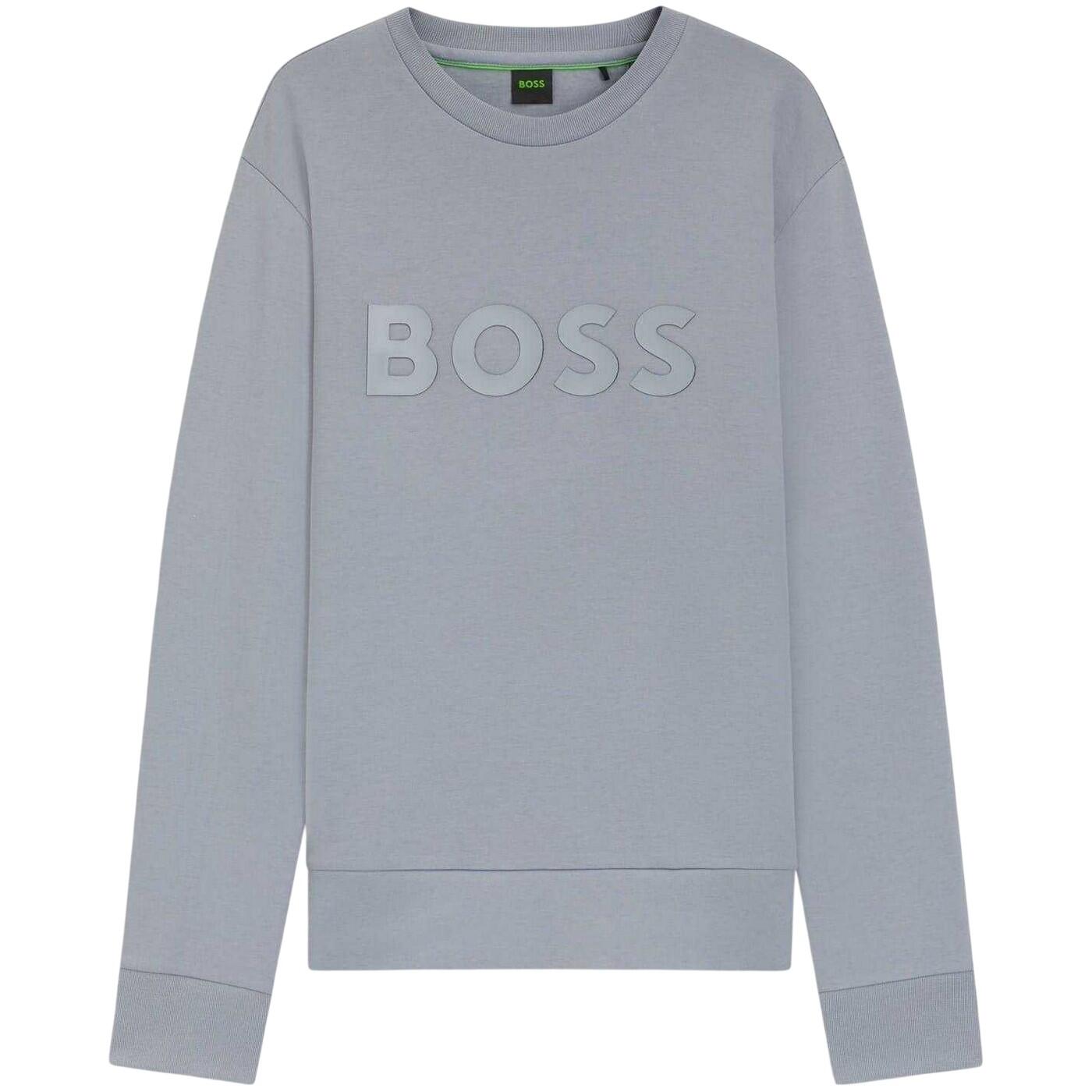 Boss Mens Signature Cotton Logo Sweatshirt
