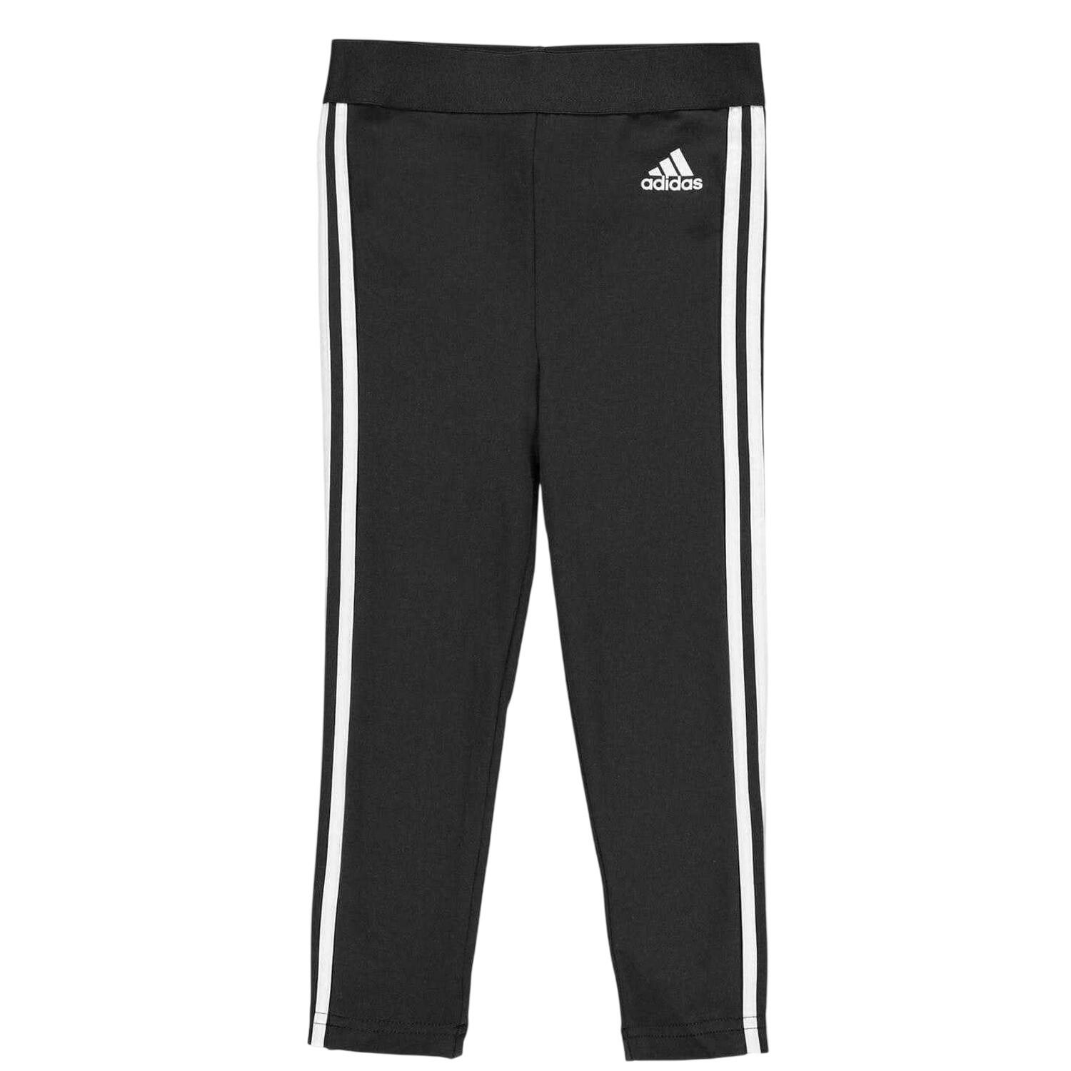 Adidas Childrens/Kids Cotton 3 Stripes Leggings