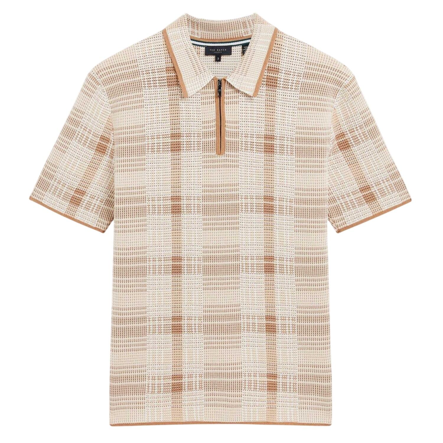 Ted Baker Mens Checked Polo Shirt
