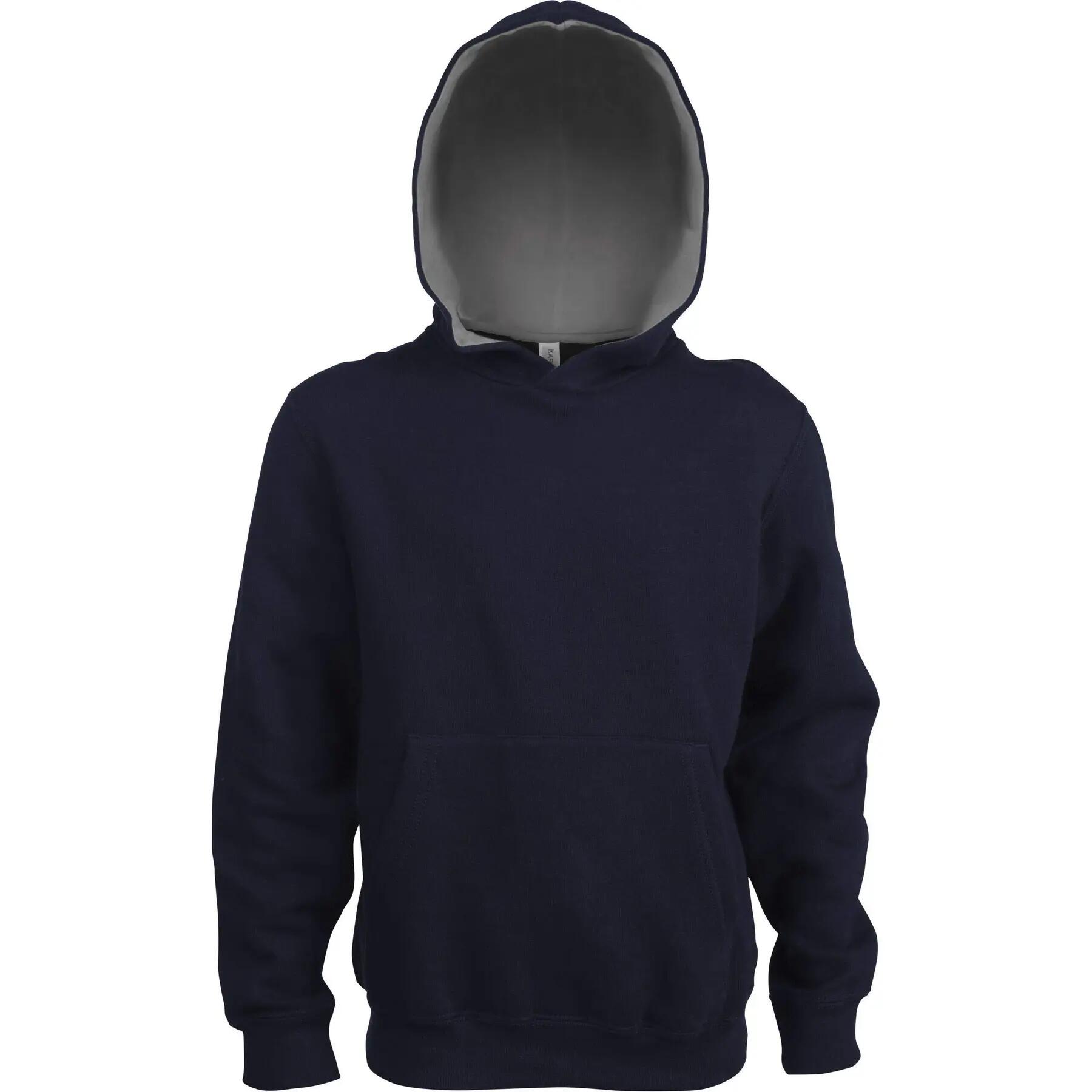 Sweatshirt à capuche enfant Kariban Contrastée 2/2