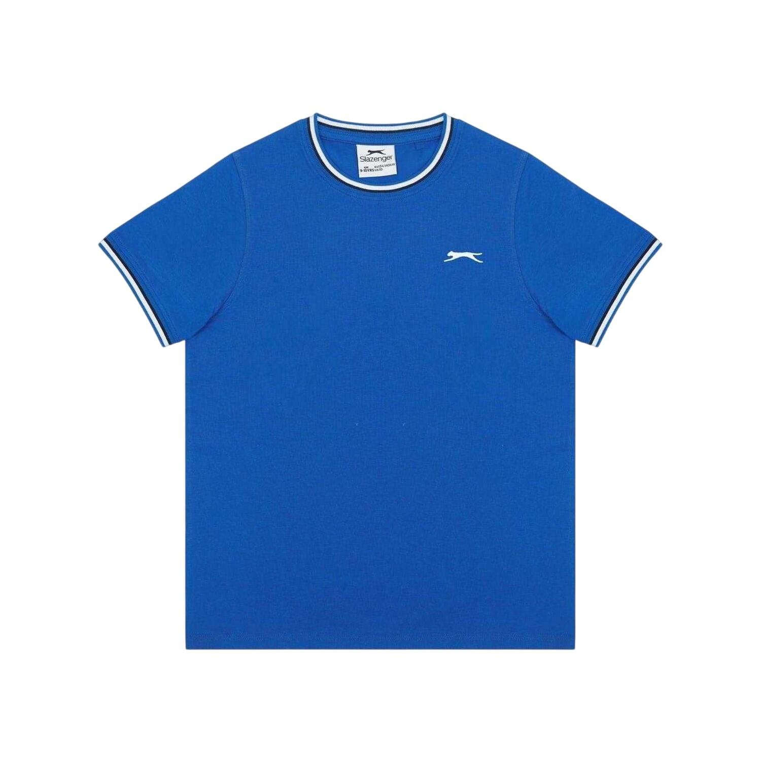 Slazenger Childrens/Kids Tipped Crew Neck T-Shirt