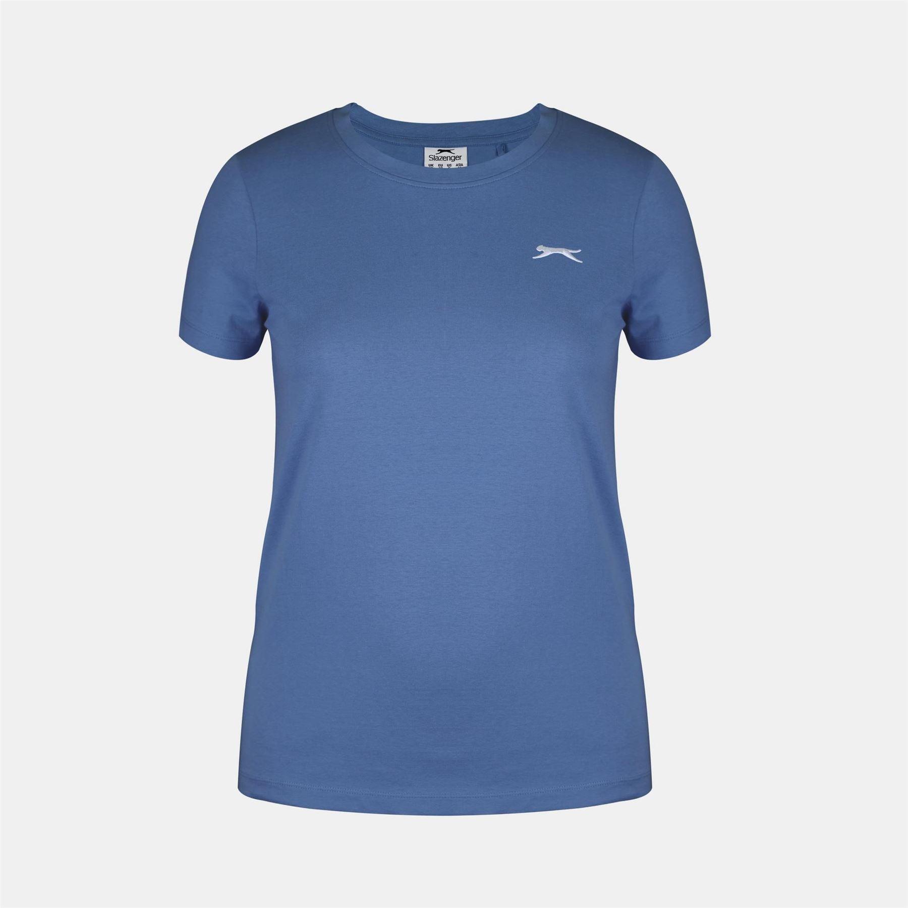 Slazenger Womens/Ladies Plain Crew Neck Fitted T-Shirt