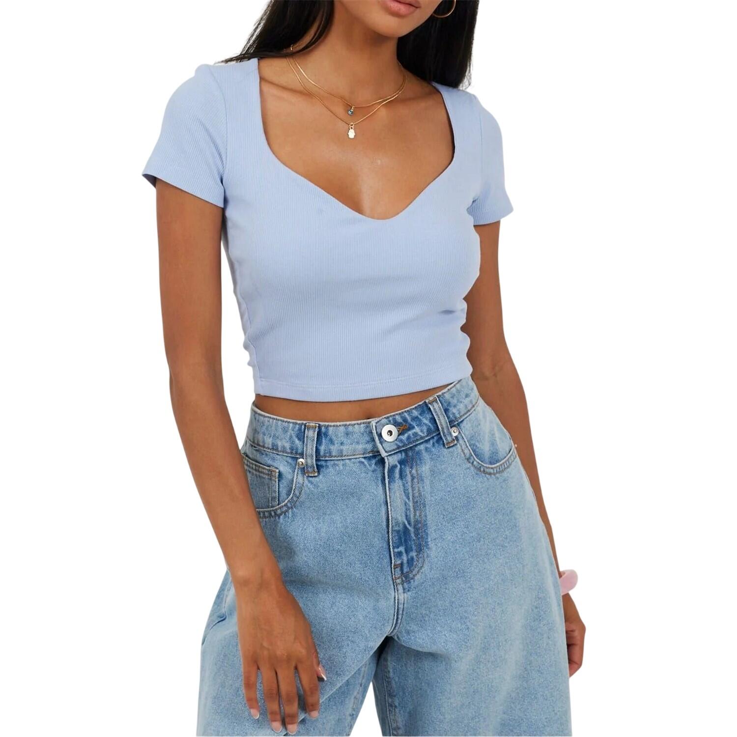 Brave Soul Womens/Ladies Sweetheart Crop Top